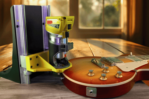 Custom Luthier Binding Router Sled – Universal fit Works with all Binding Router Bits | Perfect Guitar Binding Channels | Complete Kit or DIY Parts 🎸