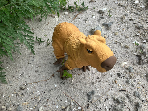 Giant 3D Printed Capybara – Articulated Capybara – Big Poseable Capy Toy – Custom Colors Available – Nearly 10” Tall! 🧡
